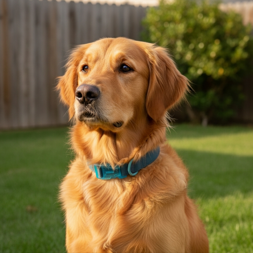Top Paw NWT Solid Navy Blue Neo Stylish Dog Collar Size Large 🎉Host Pick🎉